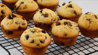 Chocolate Chip Muffin Easy Recipe [upl. by Yalhsa]