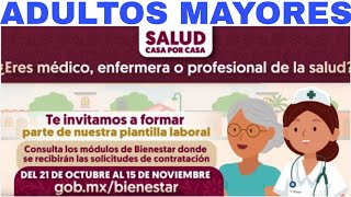 CASA POR CASA INICIA CONTRATACIÓN DE PERSONAL MEDICO Y ENFERMERÍA LINK REGISTRO Y REQUISITOS [upl. by Millan]