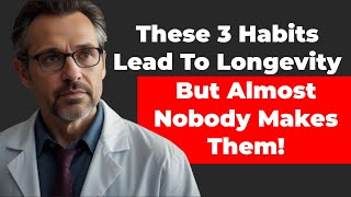 Don’t Ignore These 3 Habits for Longevity Dr Miles Reveals All [upl. by Kwang164]