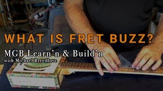 What is Fret Buzz  Learnn amp Buildn with Michael Breedlove [upl. by Haeckel]