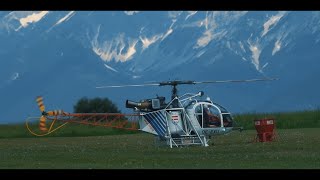 Ultra scale Lama SA315B RC Helicopter [upl. by Ainyt]