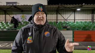 Post Match Jimmy Marshall After Skelmersdale United 14 Kendal Town 291223 [upl. by Novar321]