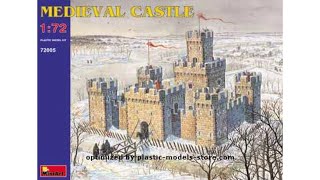 Unboxing MEDIEVAL CASTLE 172 MINIART 72005 Scale Plastic Model Kit [upl. by Normand]