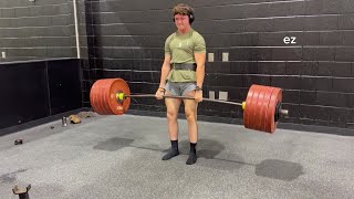 Hitting 510 on Deadlift Back Day [upl. by Camala]