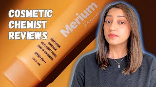 Cosmetic Chemist Reviews Merium Pervaiz Sunscreen [upl. by Zonda]