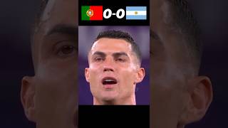 World Cup final Portugal vs Argentina  Who wins the imaginary game goats messi ronaldo [upl. by Nylarej815]