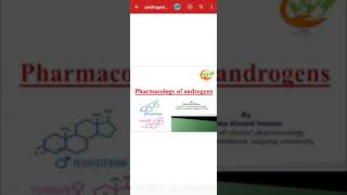 Pharmacology of androgens [upl. by Agan290]