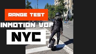 INMOTION V8F range test NYC [upl. by Ahsaetal976]