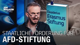 Ist die AfDnahe DesideriusErasmusStiftung verfassungsfeindlich  ZDF Magazin Royale [upl. by Shushan849]