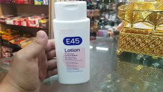 E45 moisturizing body lotion FOR very dry and sensitive skin body lotion review [upl. by Eedya]