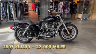 2007 HarleyDavidson XL1200L  Sportster 1200 Low  22500 Miles  5935 [upl. by Blake]