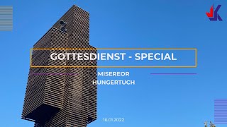 Lichtblickgottesdienst mit Pfr Thorsten Schmitt  Vorstellung des Misereor Hungertuch 2022 [upl. by Lafleur29]