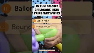 15 Fun OnSite Childcare Field TripsActivities childcare daycare childcareprovider [upl. by Siana425]