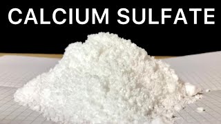 Calcium sulfate dihydrate and hydrochloric acid [upl. by Socin]