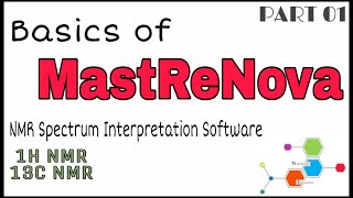 Basics of MastReNova  NMR Interpretation  1H NMR 13C NMR [upl. by Golden847]