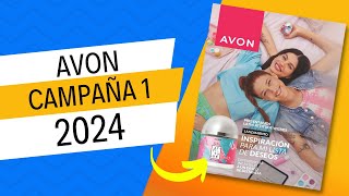 CATÁLOGO AVON CAMPAÑA 1 MEXICO 2024  BELLEZA [upl. by Daisie]