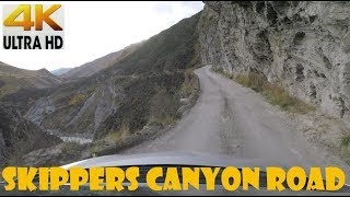 4K Skippers Canyon extremely dangerous road Real time [upl. by Retseh]