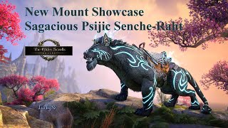 The Elder Scrolls Online New Sagacious Psijic SencheRaht mount showcase [upl. by Worrell]