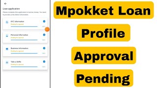 Mpokket profile approval pending problem  Mpokket pending for approval kaise thik kare [upl. by Nonnac]