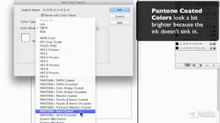 InDesign CS6 103 Working With Color  10 Adding a Pantone Color [upl. by Lian]