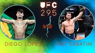 Pat Sabatini vs Diego Lopes Fight BreakdownampPrediction ufcbreakdown ufcpredictions ufc295 [upl. by Diley]