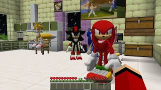 JJ and Mikey HIDE From Scary SONICEXE monsters in Minecraft Challenge Maizen Security House [upl. by Anelhtak]