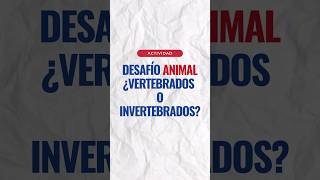 🦁VERTEBRADOS e INVERTEBRADOS 🦋 para niños 🕹 Actividad para PC o Celu juego educacion aprender [upl. by Riti639]