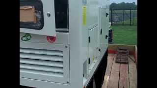 15K Diesel Generator uncrating and startup [upl. by Adnirim]