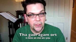 How to Say I Love You in Scottish Gaelic [upl. by Einnaf]