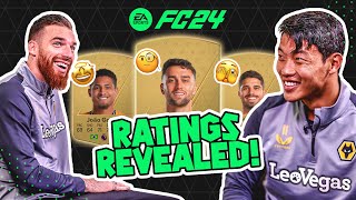 Wolves react to FC 24 ratings [upl. by Euqinom]