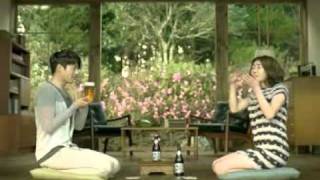 Hyun Bin Lee Yeon Hee Hite Light Beer Commercial [upl. by Adlin690]