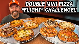 The Most Pizzas Ive Ever Eaten  QCs Double Mini Pizza Flight Challenge [upl. by Lehcer]