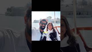 Rana Daggubati and Miheeka Bajaj stunning moments at latest vacation  Rana and Miheeka latest [upl. by Aryl]