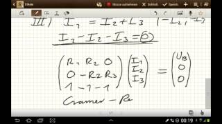 Die Analyse einer Elektrischen Schaltung mit der Matrix Rechnung [upl. by Airekal]