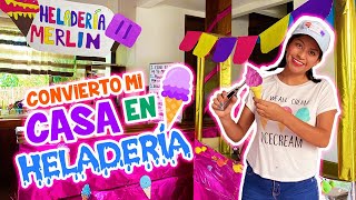 Convierto mi CASA en una HELADERÍA🍧🏠 HELADO CREMOSO de Muchos Sabores y Tamaños CONNY MERLIN [upl. by Ecinom118]