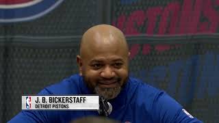 Detroit Pistons Heating Up • JB Bickerstaff postgame after Beating Washington [upl. by Jennica]