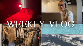 WEEKLY VLOG lymphatic drainage massage spring cleaning gut health talk the beach  more [upl. by Nodlew]