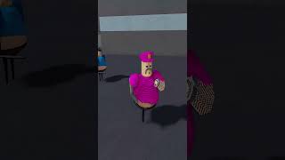 Pink Minecraft Barry escape Barry PRISON RUN roblox shorts [upl. by Eiznek214]