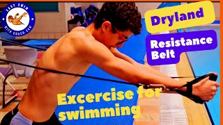 Dryland and Resistance Belt Excercise for swimming [upl. by Aened]