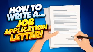 Writing a Job Application Letter 4 TIPS Words amp Phrases  JOB APPLICATION LETTER TEMPLATES [upl. by Steffane]