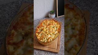 einfacher leckerer Nudelauflauf mit Gemüse und Sahnesauce Gratin Auflauf Casserole غراتان المعكرونة [upl. by Tenner]