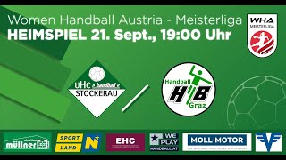 WHA Meisterliga UHC Müllner Bau Stockerau vs HIB Handball Graz [upl. by Enimsay]