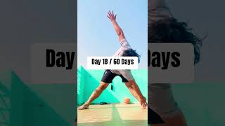 Day 18  60 Days weight loss challenge viralvideo ytshorts fitness health [upl. by Ahsito834]