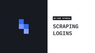 Web Scrape Behind Logins With Simple Scraper NoCode Tutorial [upl. by Hunley]