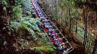 Worlds Steepest Railway  Scenic World Katoomba [upl. by Ulda]