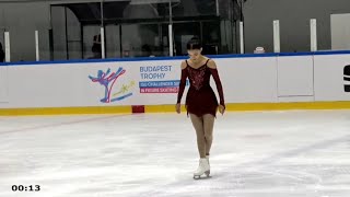 Madeline Schizas  Budapest Trophy 2024 FS【Danse Macabre】 [upl. by Ahsined]