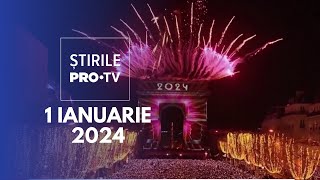 Știrile PRO TV  1 Ianuarie 2024 [upl. by Kimball305]