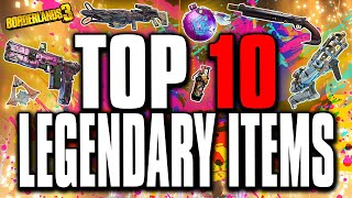 Borderlands 3  Top 10 Legendary Items [upl. by Bibeau]