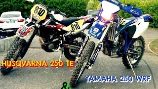 TEST12 HUSQVARNA TE 250 et Première fois en ENDURO  PUR KIFF [upl. by Negeam]