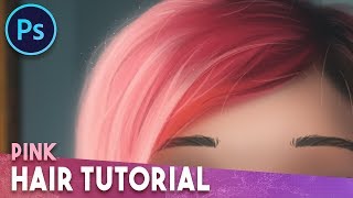 HOW TO PAINT HAIR IN PHOTOSHOP [upl. by Eiramenna]